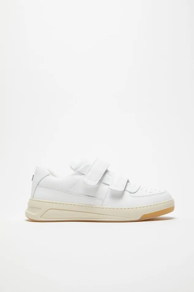 Acne Studios Velcro Strap Sneakers Optic Whiteecru Man Shoes