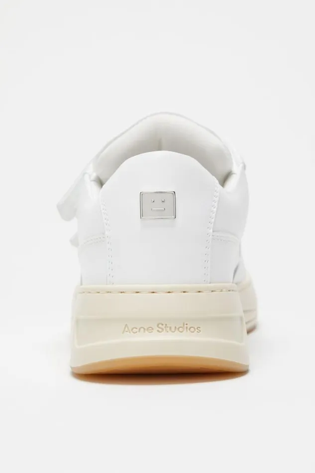 Acne Studios Velcro Strap Sneakers Optic Whiteecru Man Shoes