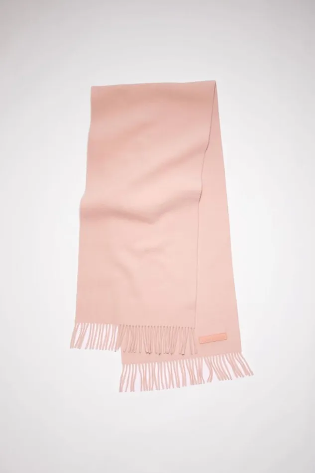 Acne Studios Wool Scarf Pink Label Pink Man Scarves
