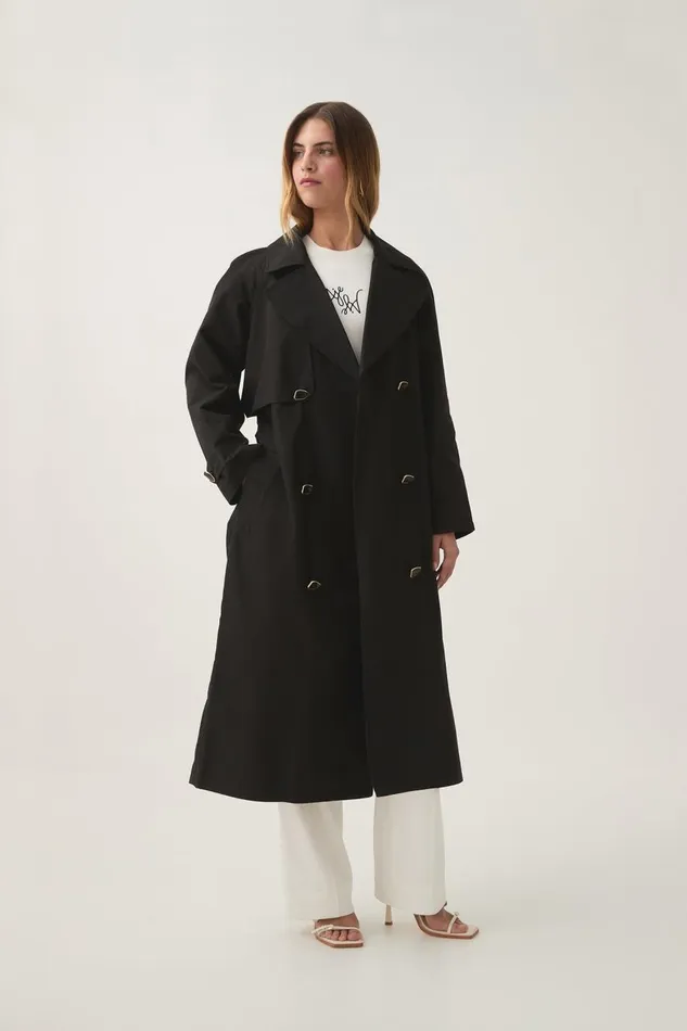 Aje Blazers Jackets and Coats Replica Trench Coat Black 8211 Women