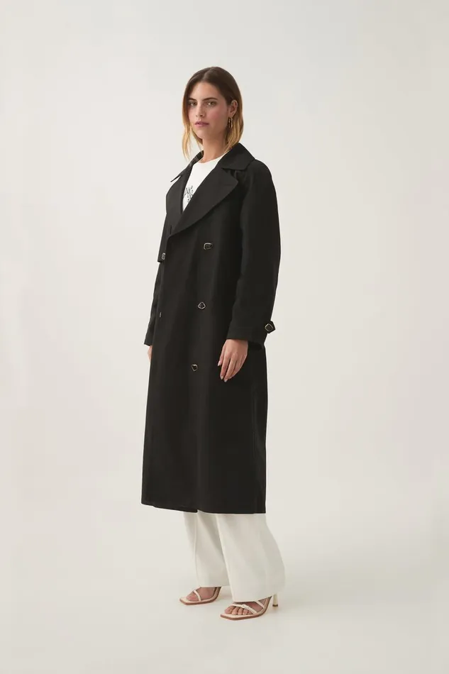 Aje Blazers Jackets and Coats Replica Trench Coat Black 8211 Women