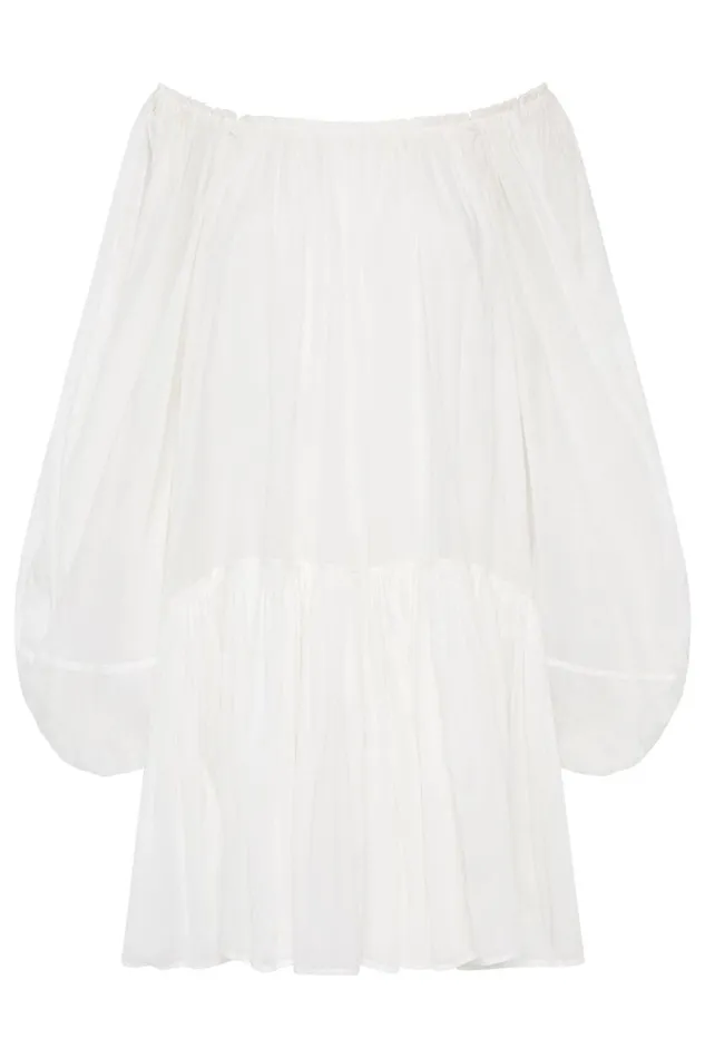 Aje Dresses Avani Smock Mini Dress Ivory 8211 Women Aje Dresses Avani Smock Mini Dress Ivory 8211 Women
