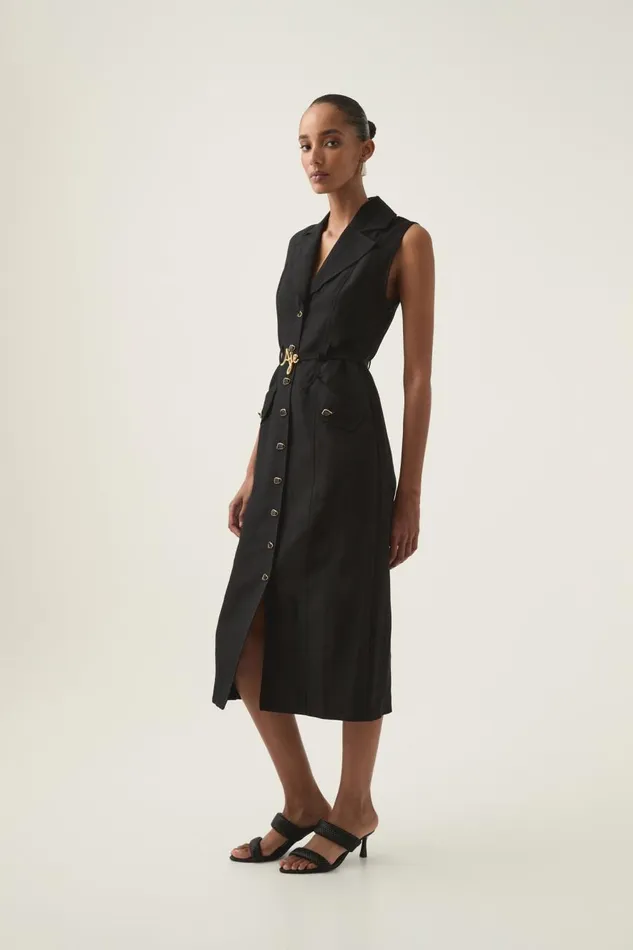 Aje Dresses Desiree Utility Shirt Dress Black 8211 Women Aje Dresses Desiree Utility Shirt Dress Black 8211 Women