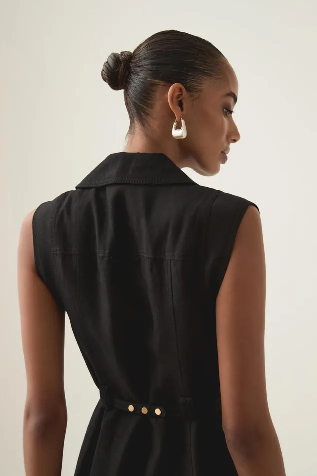 Aje Dresses Desiree Utility Shirt Dress Black 8211 Women Aje Dresses Desiree Utility Shirt Dress Black 8211 Women