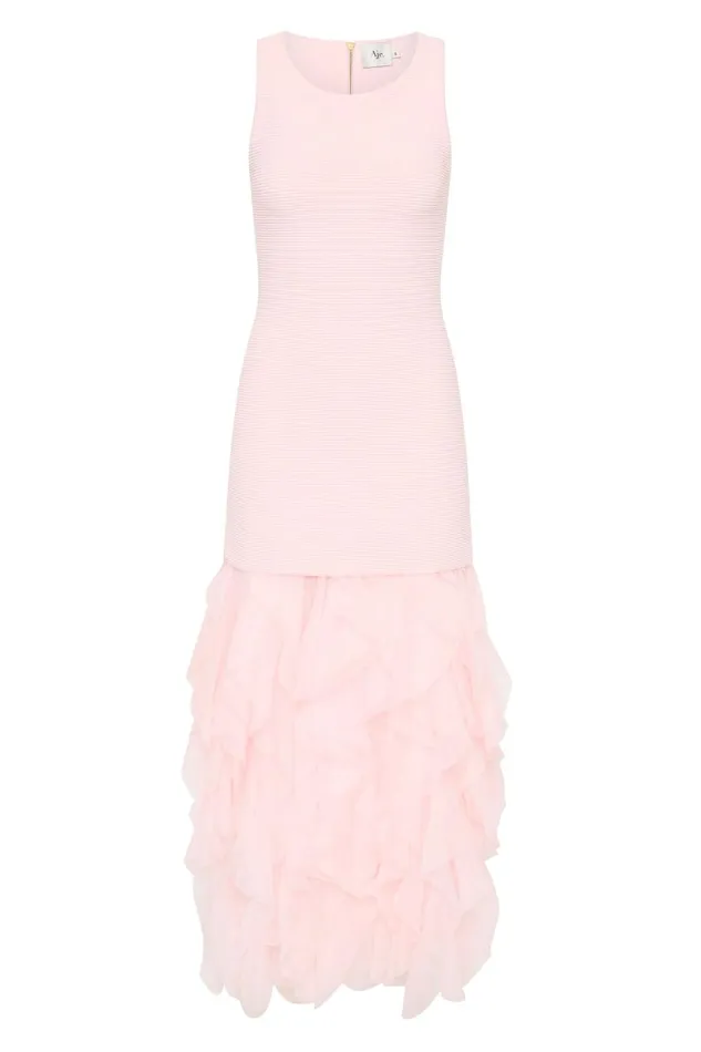 Aje Dresses Elations Knit Maxi Dress Pastel Pink 8211 Women Aje Dresses Elations Knit Maxi Dress Pastel Pink 8211 Women