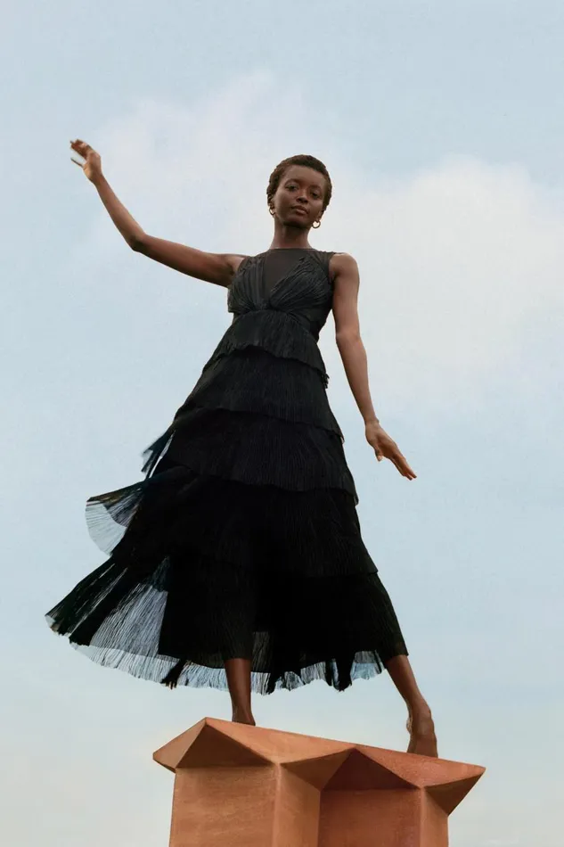 Aje Dresses Escapist Maxi Dress Black 8211 Women