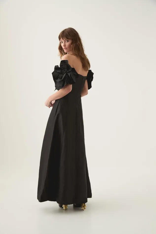 Aje Dresses Etta Midi Dress Black 8211 Women Aje Dresses Etta Midi Dress Black 8211 Women