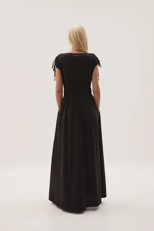 Aje Dresses Marley Tie Maxi Dress Black 8211 Women Aje Dresses Marley Tie Maxi Dress Black 8211 Women