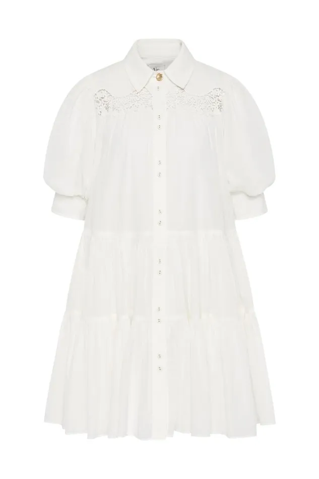 Aje Dresses Wonderland Mini Dress Ivory 8211 Women Aje Dresses Wonderland Mini Dress Ivory 8211 Women