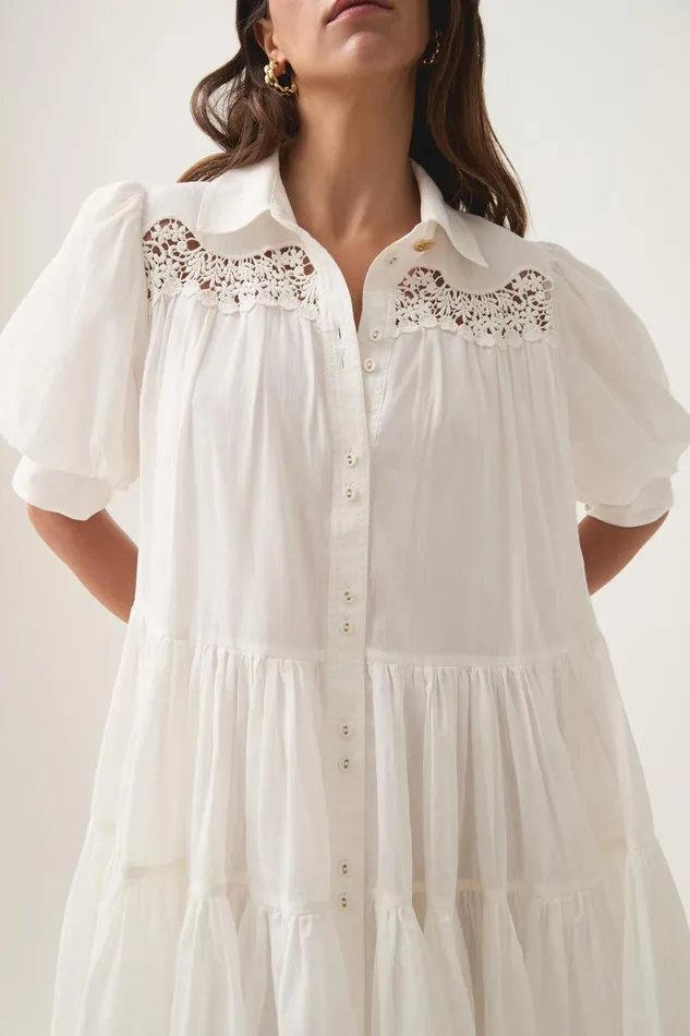 Aje Dresses Wonderland Mini Dress Ivory 8211 Women Aje Dresses Wonderland Mini Dress Ivory 8211 Women