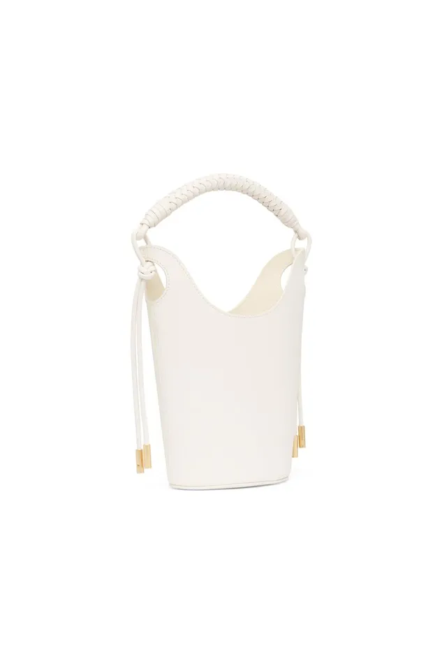 Aje Handbags and Wallets Louise Leather Bucket Bag Ivory 8211 Women Aje Handbags and Wallets Louise Leather Bucket Bag Ivory 8211 Women