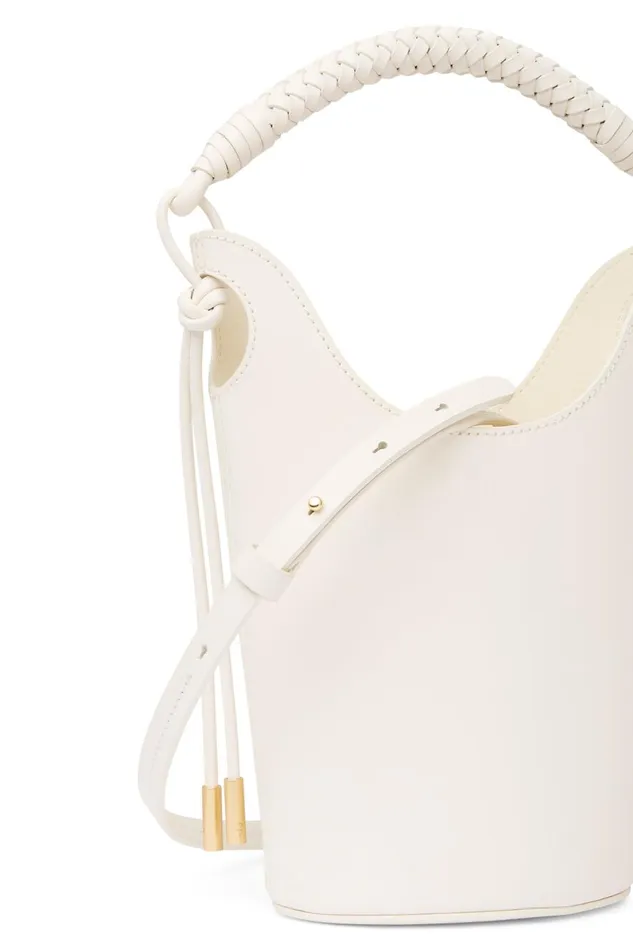 Aje Handbags and Wallets Louise Leather Bucket Bag Ivory 8211 Women Aje Handbags and Wallets Louise Leather Bucket Bag Ivory 8211 Women