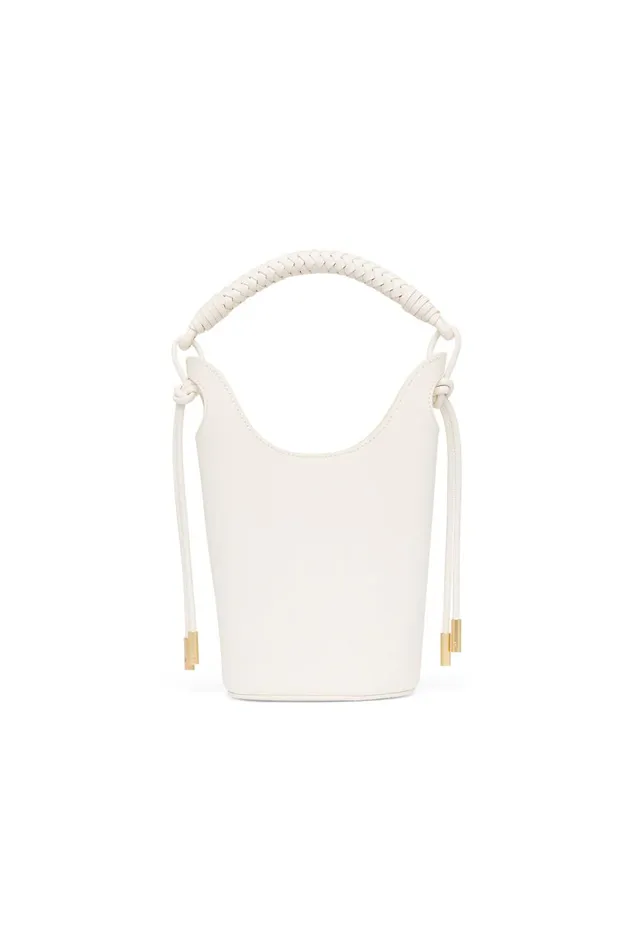 Aje Handbags and Wallets Louise Leather Bucket Bag Ivory 8211 Women Aje Handbags and Wallets Louise Leather Bucket Bag Ivory 8211 Women