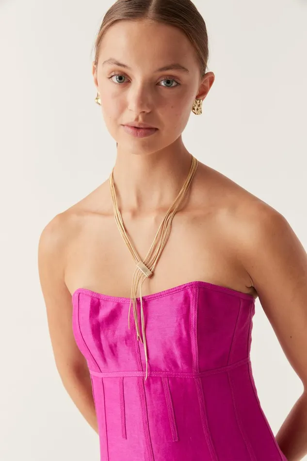 Aje Jewelry Chevron Drop Chain Necklace Gold 8211 Women Aje Jewelry Chevron Drop Chain Necklace Gold 8211 Women