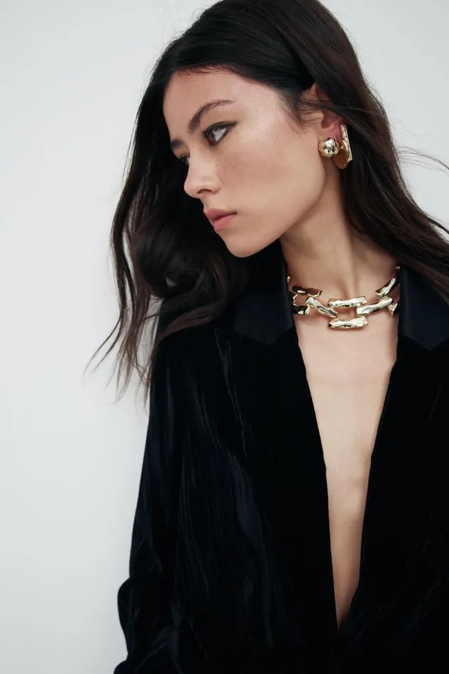 Aje Jewelry Lineal Link Necklace Gold 8211 Women