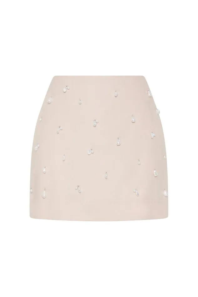 Aje Matching Sets Akoya Mini Skirt Oatmeal 8211 Women