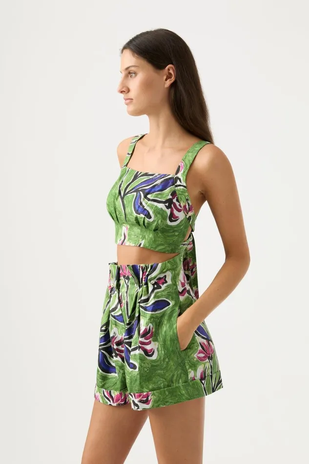 Aje Matching Sets Eden Tie Back Top Native Gumnut Floral 8211 Women Aje Matching Sets Eden Tie Back Top Native Gumnut Floral 8211 Women