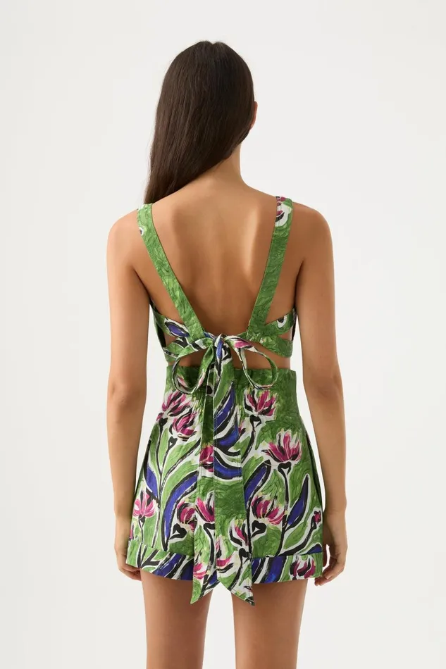 Aje Matching Sets Eden Tie Back Top Native Gumnut Floral 8211 Women Aje Matching Sets Eden Tie Back Top Native Gumnut Floral 8211 Women