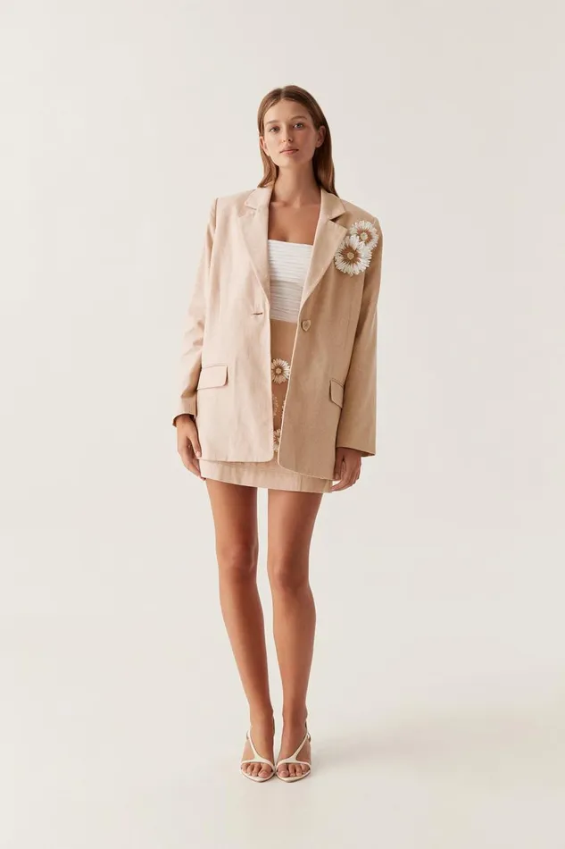 Aje Matching Sets Evoke Tailored Jacket Ivorynatural 8211 Women