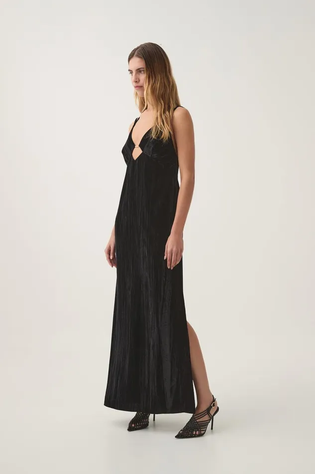 Aje Matching Sets Moonbow Velvet Maxi Dress Black 8211 Women Aje Matching Sets Moonbow Velvet Maxi Dress Black 8211 Women