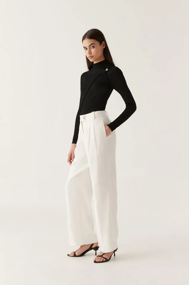 Aje Matching Sets Phantom Tailored Pant Ivory 8211 Women