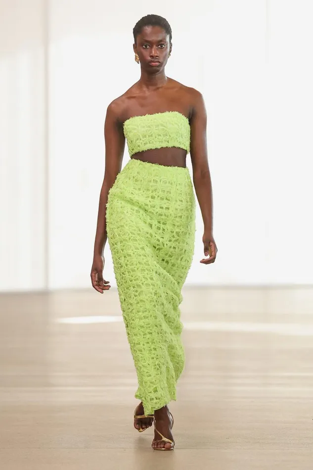Aje Matching Sets Quintette Textured Bralette Light Lime Green 8211 Women