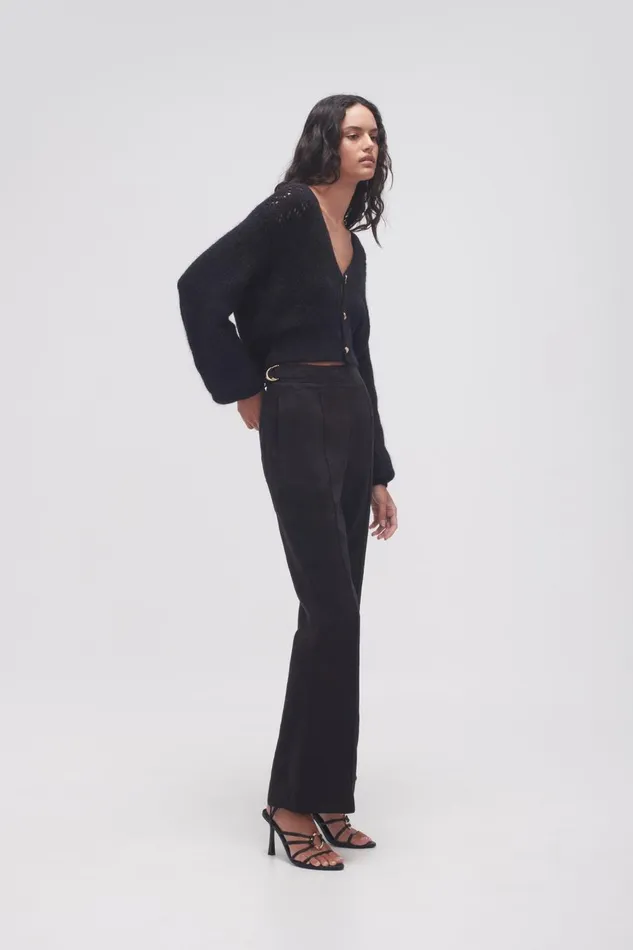 Aje Pants Elements Flared Pant Black 8211 Women