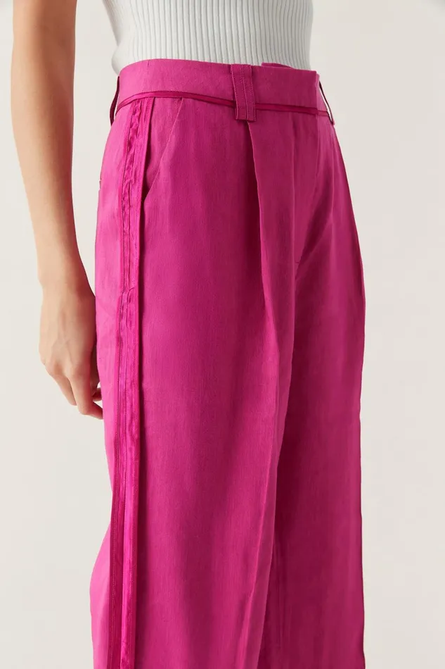 Aje Pants Insight Deconstructed Pant Magenta 8211 Women