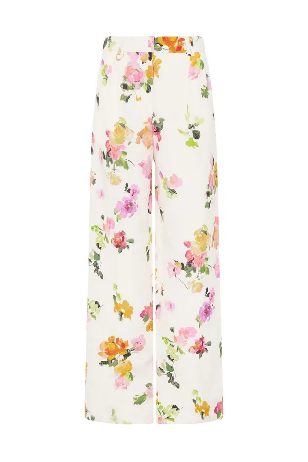 Aje Pants Portray Relaxed Pant Scattered Floral 8211 Women