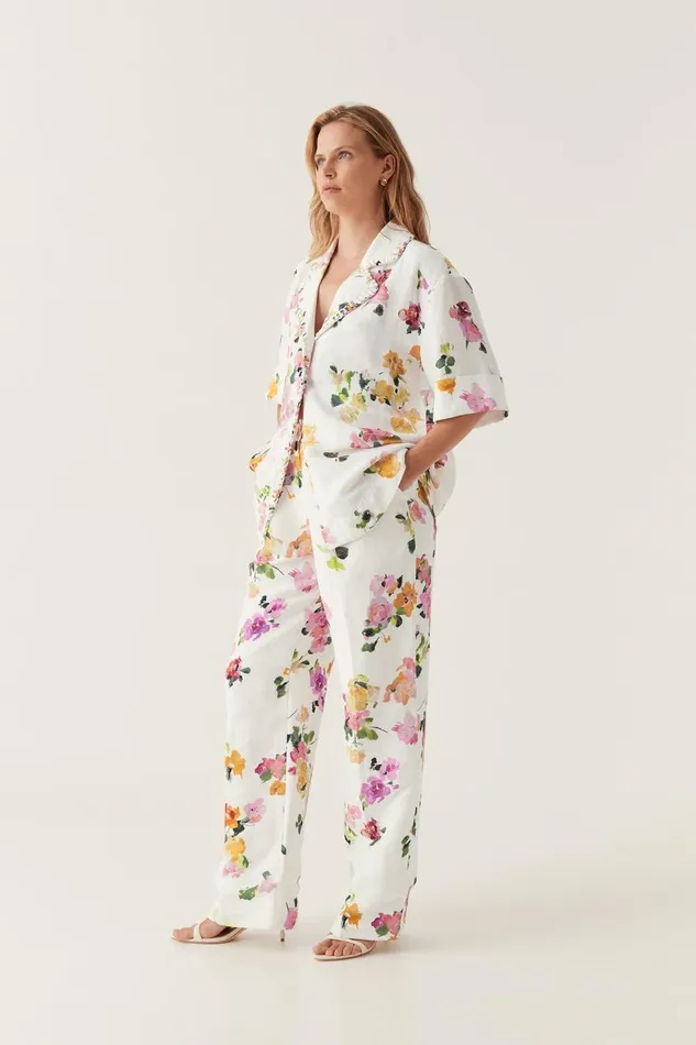 Aje Pants Portray Relaxed Pant Scattered Floral 8211 Women