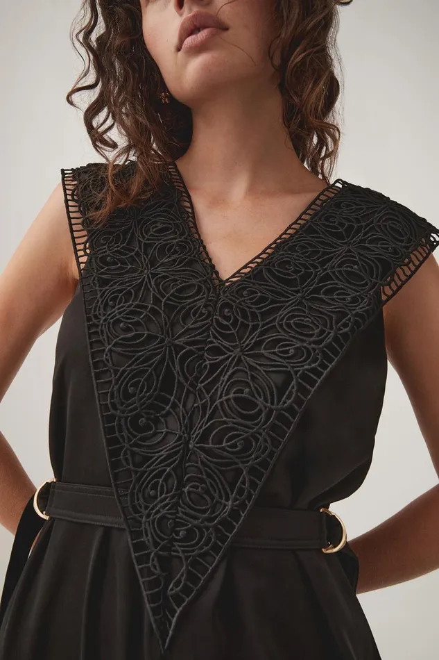 Aje Playsuits and Jumpsuits Spirit Belted Jumpsuit Black 8211 Women