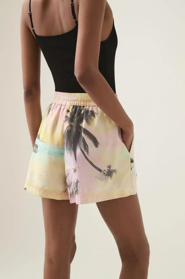 Aje Shorts Paradise Short Sunset Sky 8211 Women