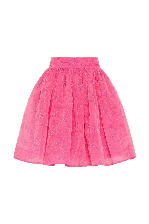 Aje Skirts Evangeline Cornelli Mini Skirt Protea Pink 8211 Women
