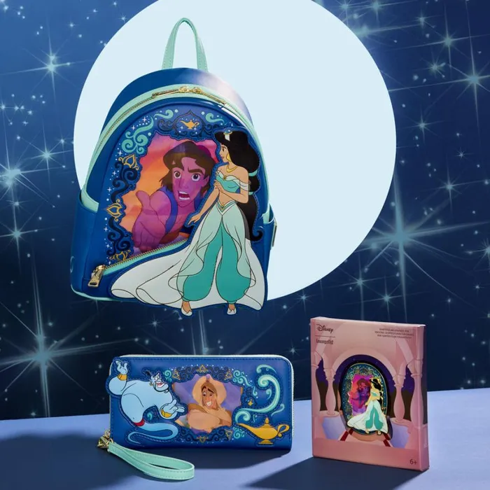 Aladdin Jasmine Princess Series Lenticular Zip Around Wristlet Wallet Unisex Loungefly Bags and Wallets Aladdin Jasmine Princess Series Lenticular Zip Around Wristlet Wallet Unisex Loungefly Bags and Wallets