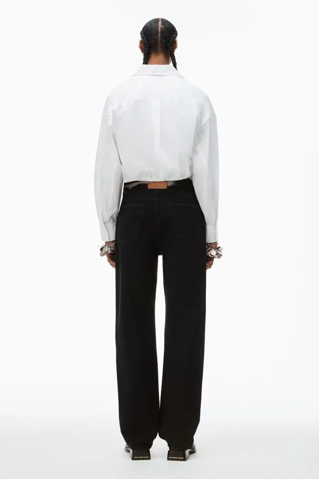 Alexander Wang Denim Women Ez CutOut Logo Jeans