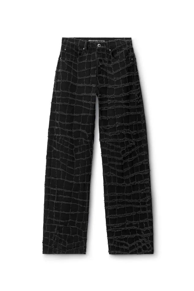 Alexander Wang Denim Women LaserDistressed Denim Jeans
