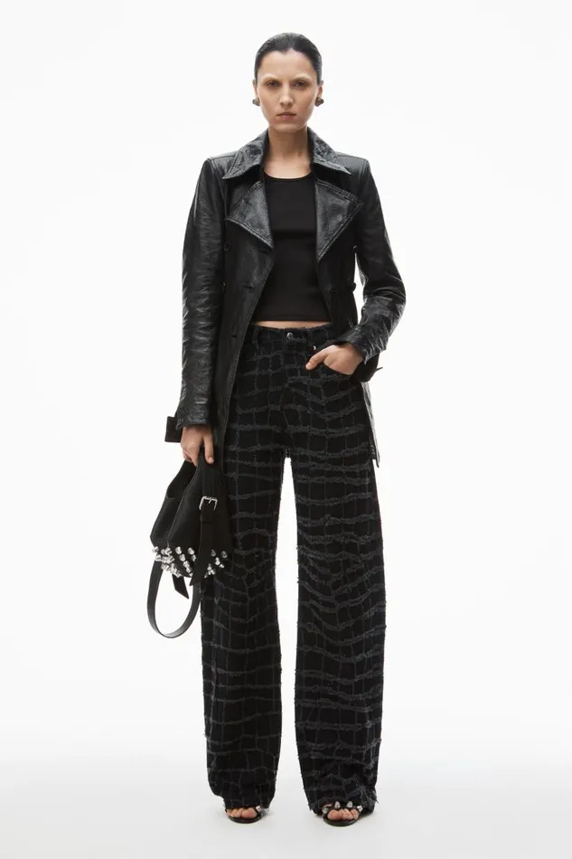 Alexander Wang Denim Women LaserDistressed Denim Jeans