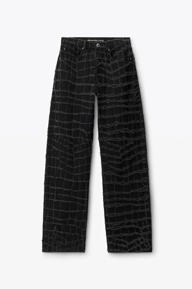 Alexander Wang Denim Women LaserDistressed Denim Jeans