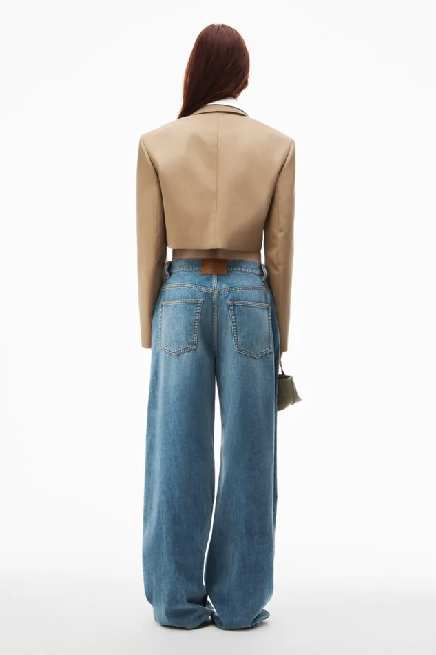Alexander Wang Jackets Women PreStyled Cropped Blazer With Dickie