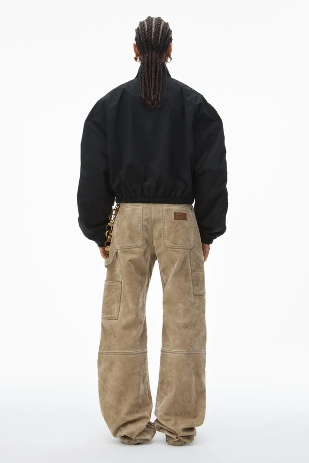 Alexander Wang Jackets Women Ruched Track Jacket