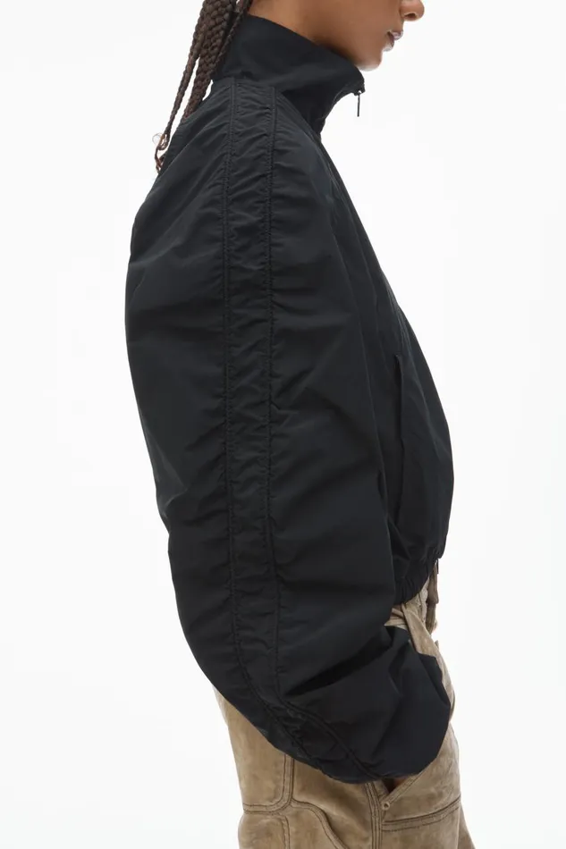 Alexander Wang Jackets Women Ruched Track Jacket