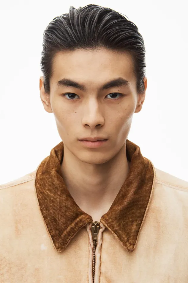 Alexander Wang Outerwear Men Bomber Jacket In Workwear TrompeL039oeilPrint Velour