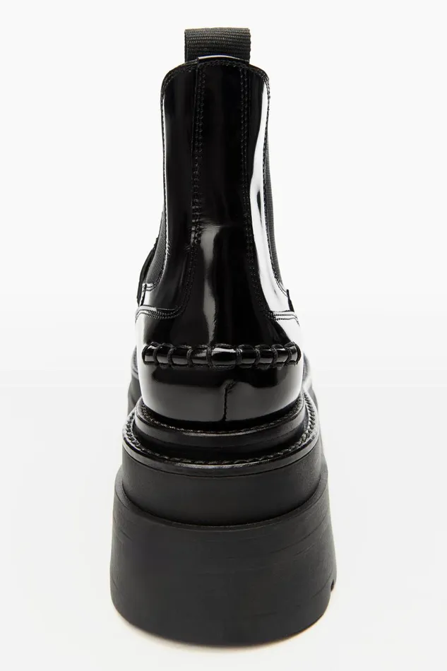 Alexander Wang Shoes Women Carter Platform Loafer Boot In Leather