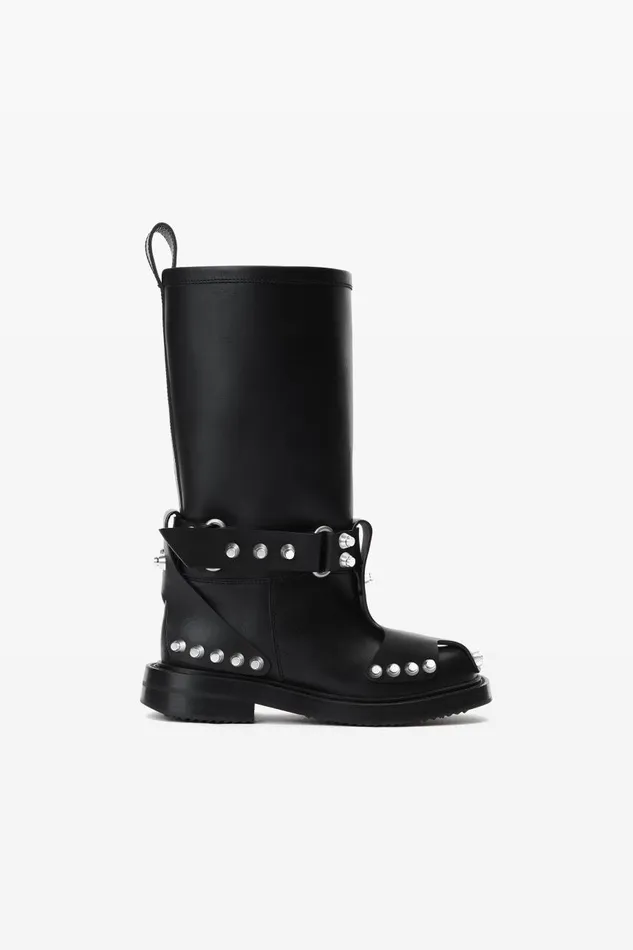 Alexander Wang Shoes Women Dixon Buckle Boot In Leather