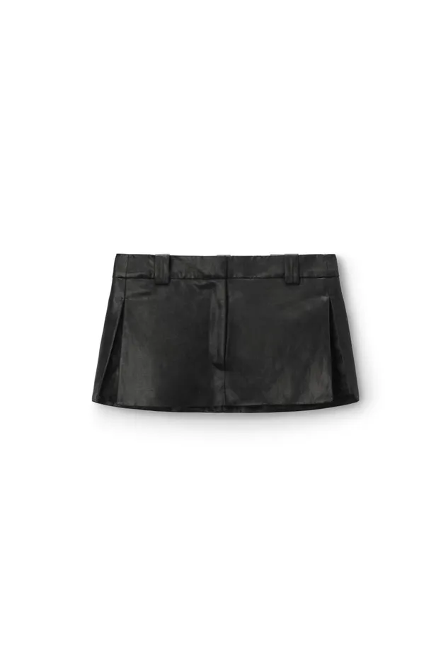 Alexander Wang Shorts Women Fitted Skort With Side Slit In Linen Chintz