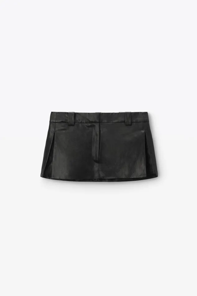 Alexander Wang Shorts Women Fitted Skort With Side Slit In Linen Chintz