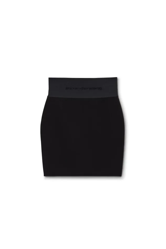 Alexander Wang Skirts Women Miniskirt With Logo Elastic