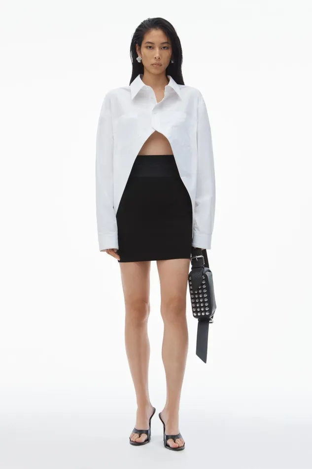 Alexander Wang Skirts Women Miniskirt With Logo Elastic