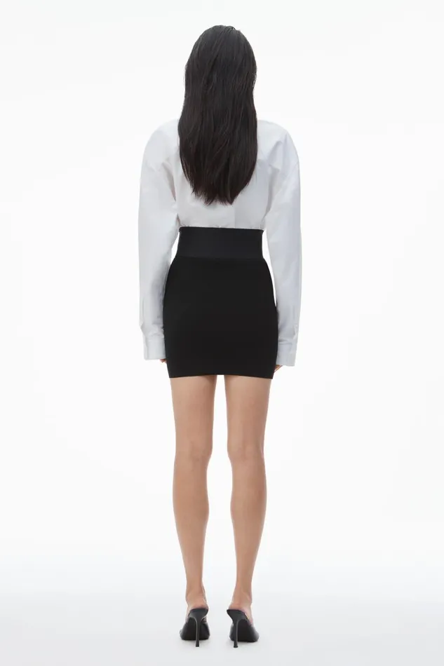 Alexander Wang Skirts Women Miniskirt With Logo Elastic