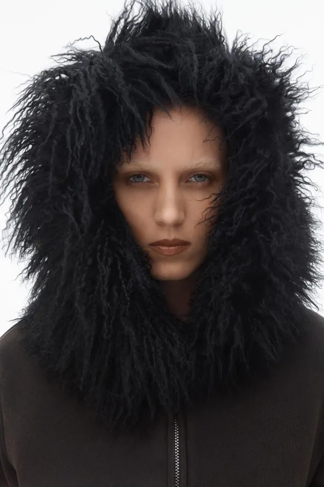 Alexander Wang Sweatshirts Women Hoodie With Mongolian Hood